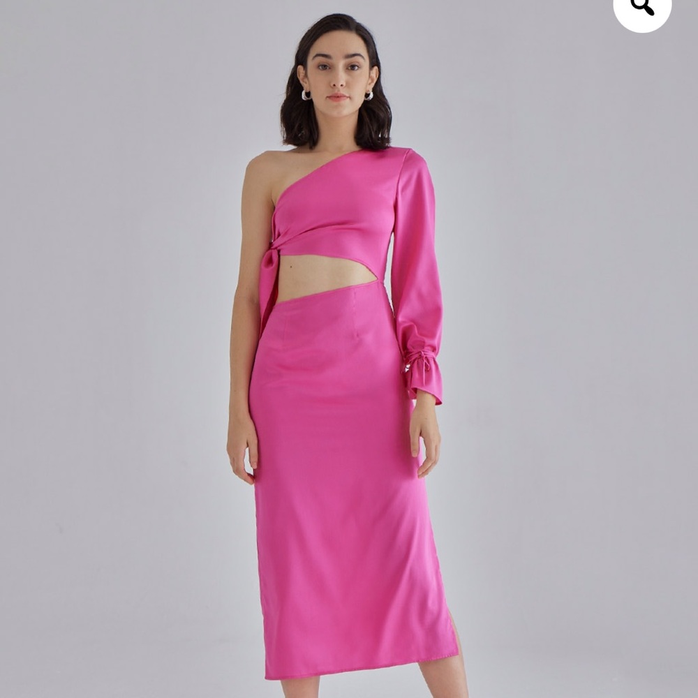Silk Maison Pink Palace Silk Dress